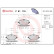 Juego de pastillas de freno P61119 Brembo, Miniatura 3