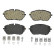 Juego de pastillas de freno P61128 Brembo