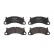 Juego de pastillas de freno P65025 Brembo
