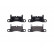 Juego de pastillas de freno P65030 Brembo