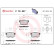 Juego de pastillas de freno P79027 Brembo, Miniatura 2