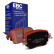 Juego de pastillas de freno Redstuff DP32201C EBC, Miniatura 7
