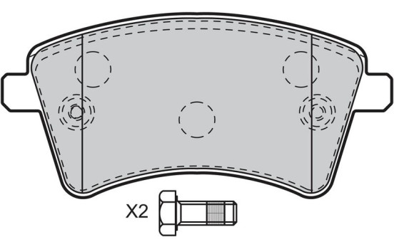 PASTILLA DE FRENO 601010 Valeo, Imagen 2
