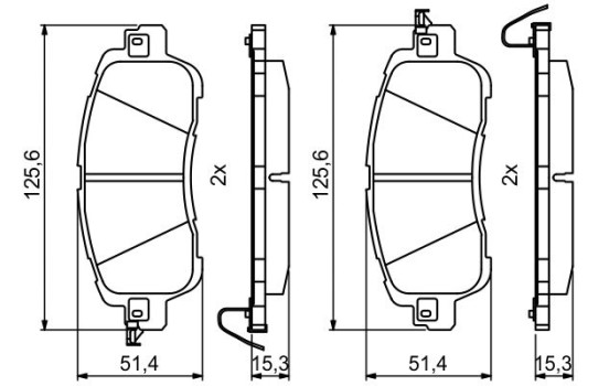 Pastillas de freno BP2006 Bosch, Imagen 7