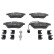 Pastillas de freno de cerámica con bajo contenido de polvo 13.0470-3826.2 ATE, Miniatura 4