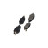 Pastillas de freno Kavo Parts KBP-4582, Miniatura 2