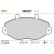 PASTILLAS DE FRENO VADO 598037 Valeo