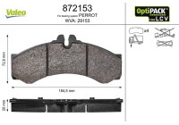 RELLENO DE PASTILLAS DE FRENO VOLKSWAGEN LTII 872153 Valeo