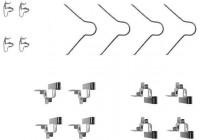Kit de accesorios, pastilla de freno de disco
