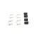Kit de accesorios, pastilla de freno de disco, Miniatura 4