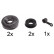 Kit de reparación, cilindro de freno de rueda 73126 ABS