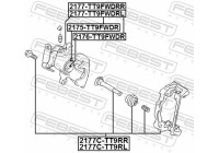 Juego de soportes para pinzas de freno
