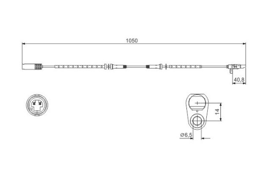 Sensor de velocidad de la rueda WS512 Bosch