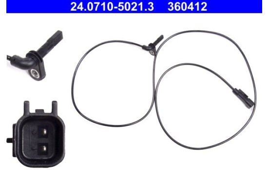 Sensor ABS 24.0710-5021.3 ATE, Imagen 2