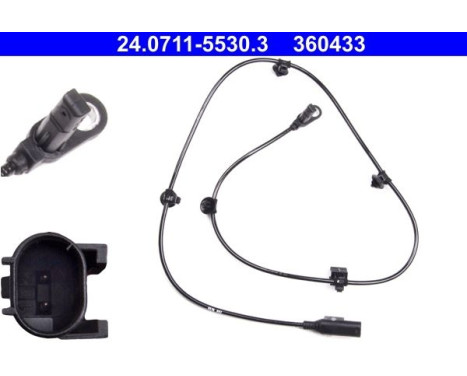 Sensor ABS 24.0711-5530.3 ATE