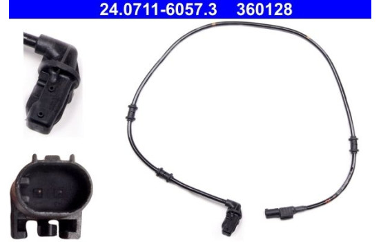 Sensor ABS 24.0711-6057.3 ATE, Imagen 2