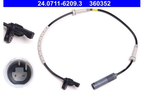 Sensor ABS 24.0711-6209.3 ATE, Imagen 2
