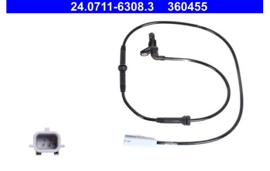 Sensor de velocidad de la rueda 24.0711-6308.3 ATE, Imagen 2