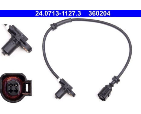 Sensor de velocidad de la rueda 24.0713-1127.3 ATE