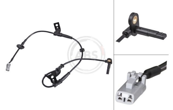 Sensor de velocidad de la rueda 31724 ABS