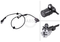 Sensor de velocidad de la rueda 31745 ABS
