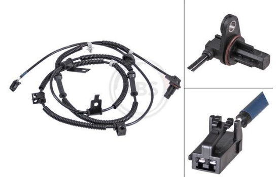 Sensor de velocidad de la rueda 31814 ABS