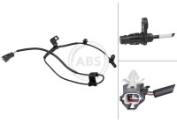 Sensor de velocidad de la rueda 31857 ABS