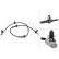 Sensor de velocidad de la rueda 31864 ABS