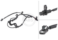 Sensor de velocidad de la rueda 31867 ABS