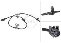 Sensor de velocidad de la rueda 31942 ABS