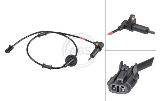 Sensor de velocidad de la rueda 31966 ABS