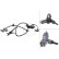 Sensor de velocidad de la rueda 32020 ABS