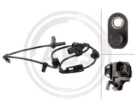 Sensor de velocidad de la rueda 33023 ABS
