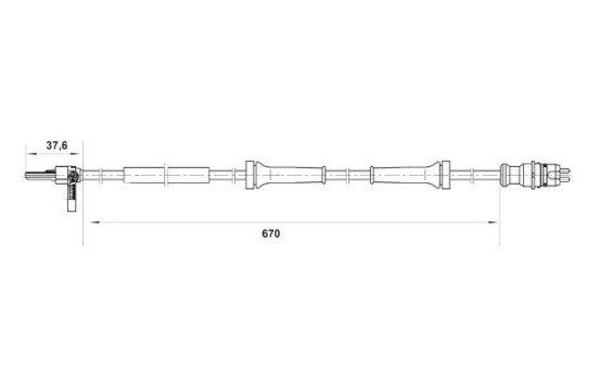 Sensor de velocidad de la rueda DF10 Bosch, Imagen 5