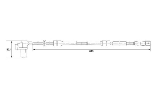 Sensor de velocidad de la rueda DF6 Bosch, Imagen 5