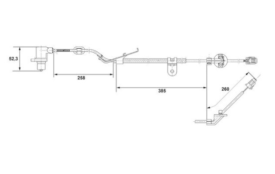 Sensor de velocidad de la rueda DF6 Bosch, Imagen 5