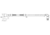 Sensor de velocidad de la rueda DF6 Bosch