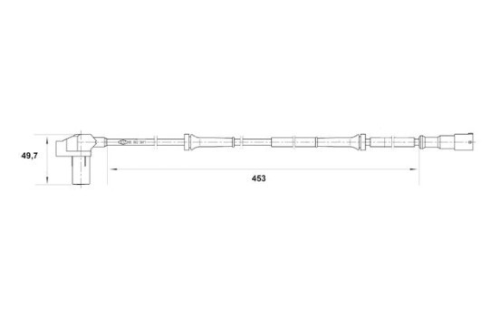 Sensor de velocidad de la rueda DF6 Bosch, Imagen 5
