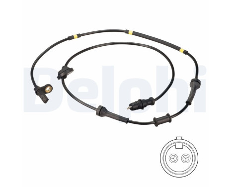 Sensor de velocidad de la rueda SS20481 Delphi