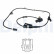 Sensor de velocidad de la rueda SS20525 Delphi, Miniatura 2