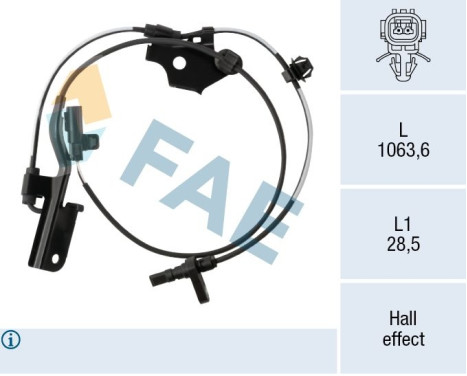 Sensor de velocidad de la rueda