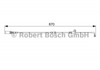 Contacto de advertencia, desgaste de pastillas/forros de freno Para AP803 Bosch