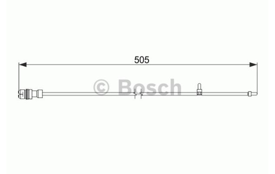 Sensor de desgaste AP245 Bosch