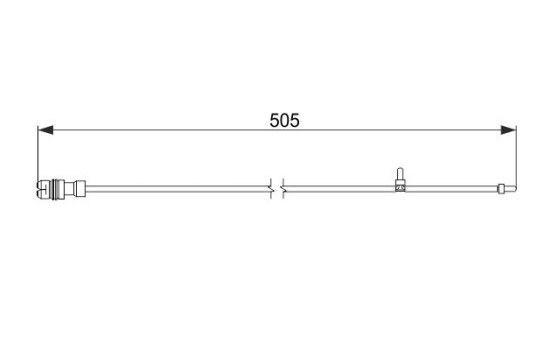 Sensor de desgaste AP245 Bosch, Imagen 6