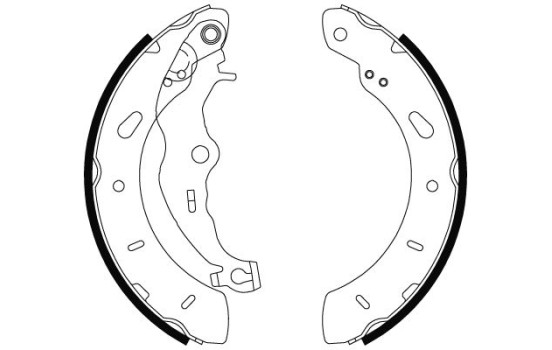 Juego de zapatas de freno GS8806 TRW, Imagen 2