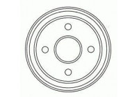 Tambor de freno 2335-S ABS