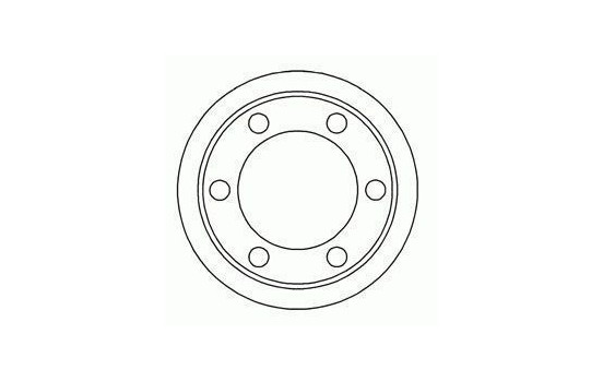 Tambor de freno 2406-S ABS
