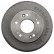 Tambor de freno 2728-S ABS