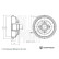 Tambor de freno ADBP470029 Blue Print