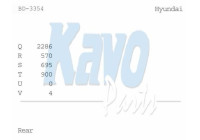 Tambor de freno BD-3354 Kavo parts